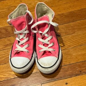 Converse Kids Pink High-Top Sneakers